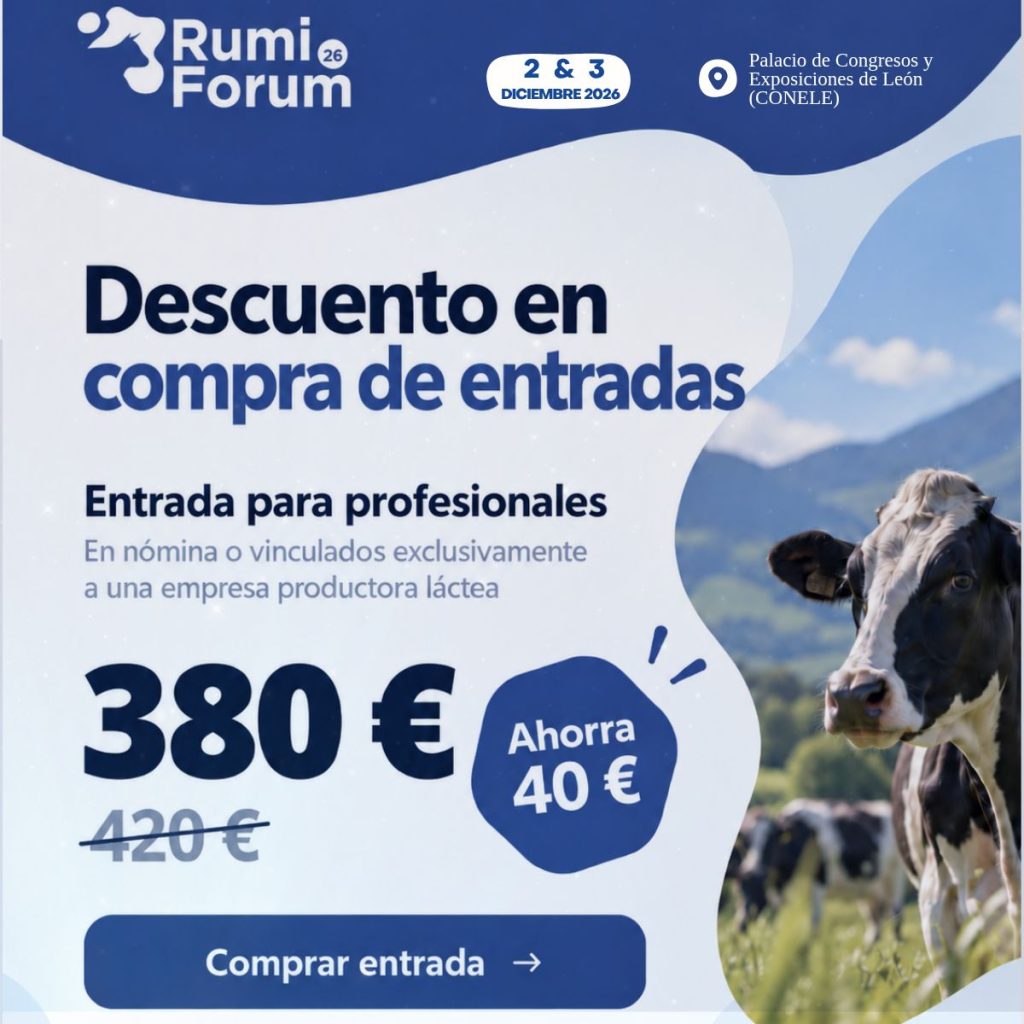 🐄 ¡Tu entrada a rumiFORUM 2026, con 40 € de descuento!